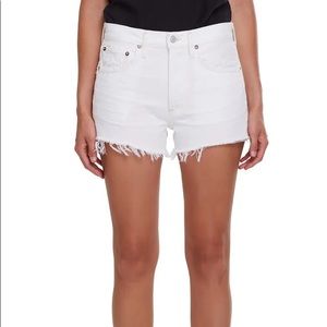 AGOLDE White Parker shorts (worn twice)